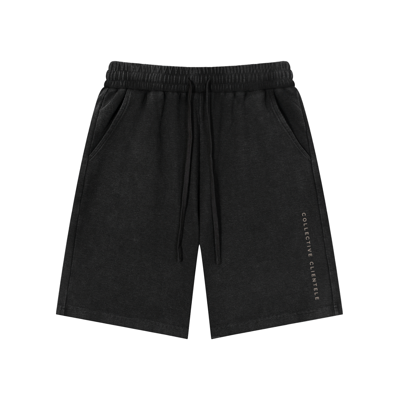 Mineral Wash Waffle Knit Shorts