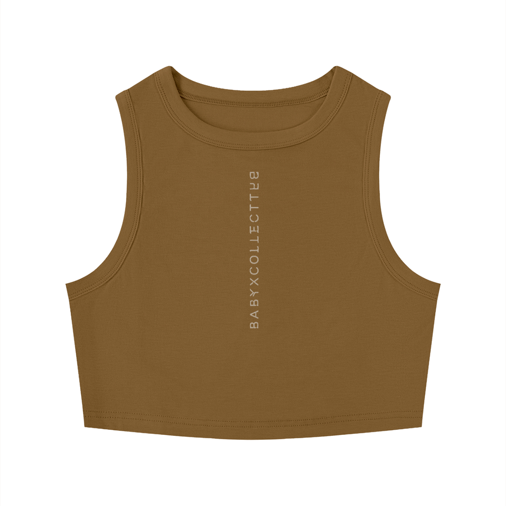Women's Tight Crewneck Crop Tank Top