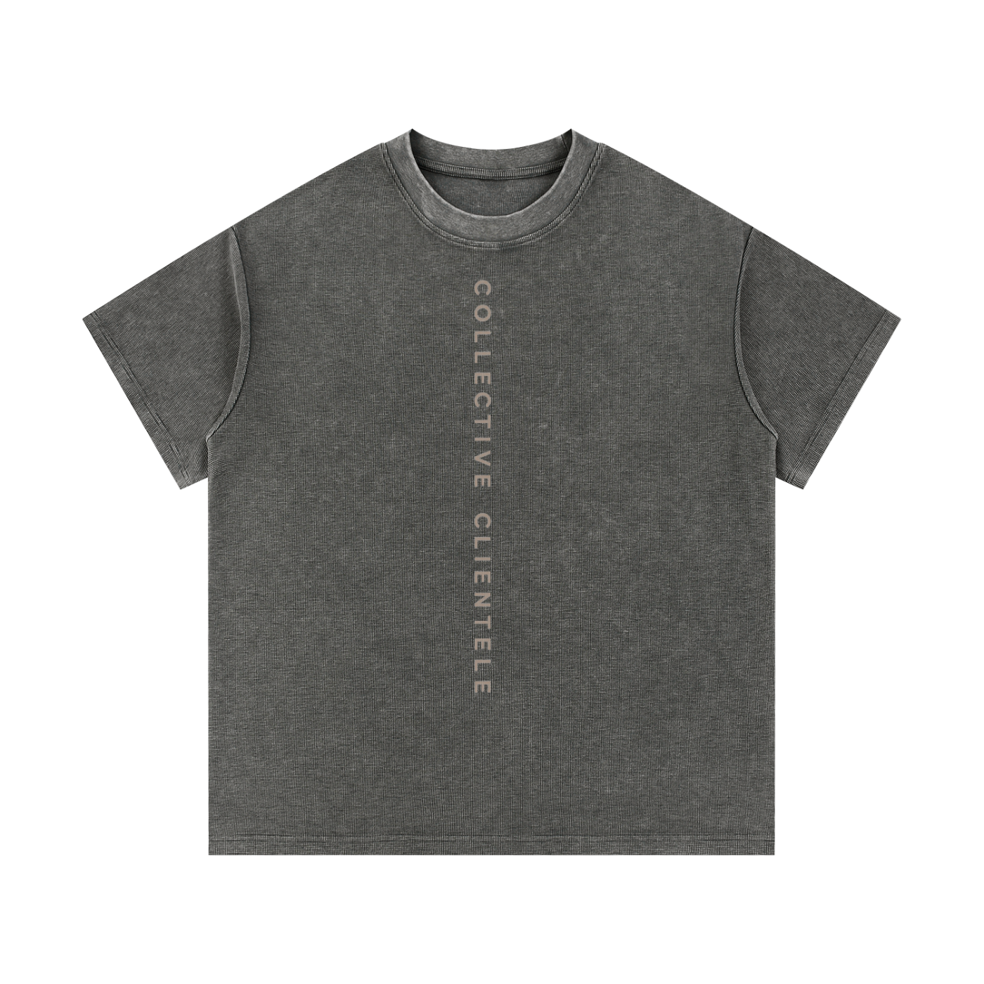 Mineral Wash Waffle Knit T-Shirt
