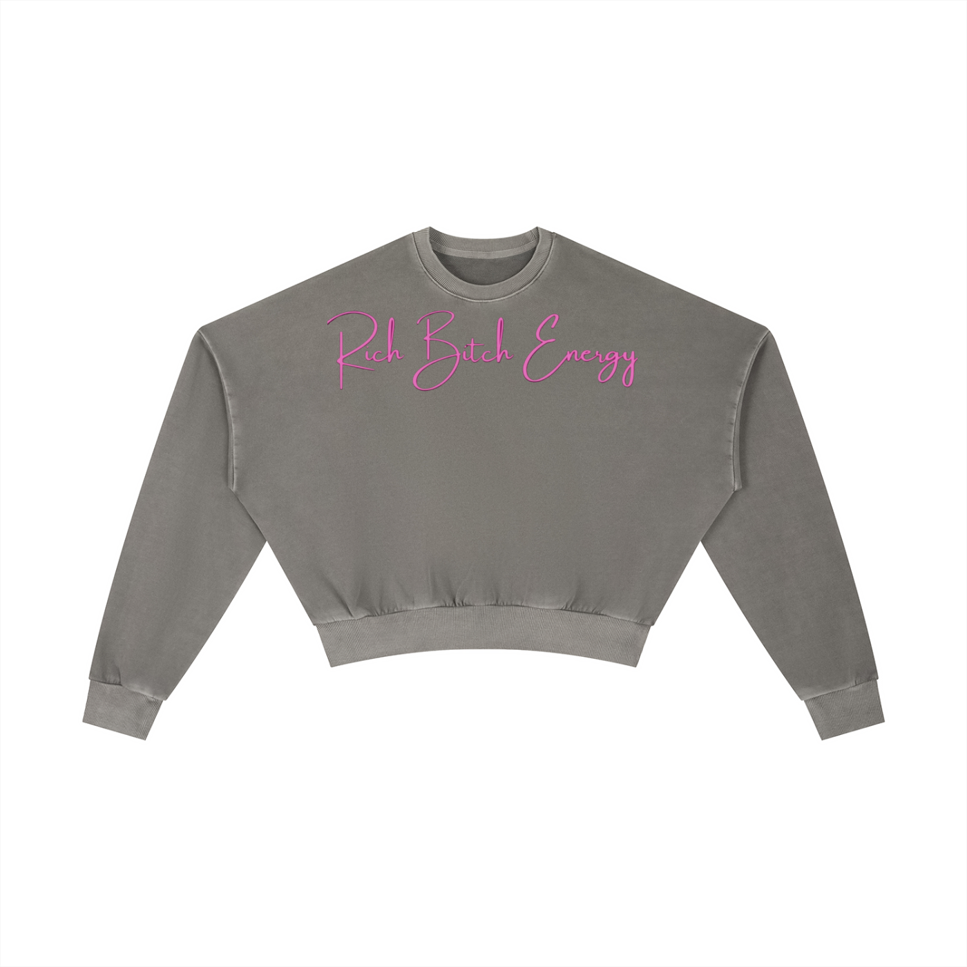 Vintage Washed Cropped Sweatshirt